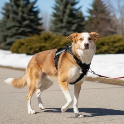 Harnais chien-chien-en-promenade-